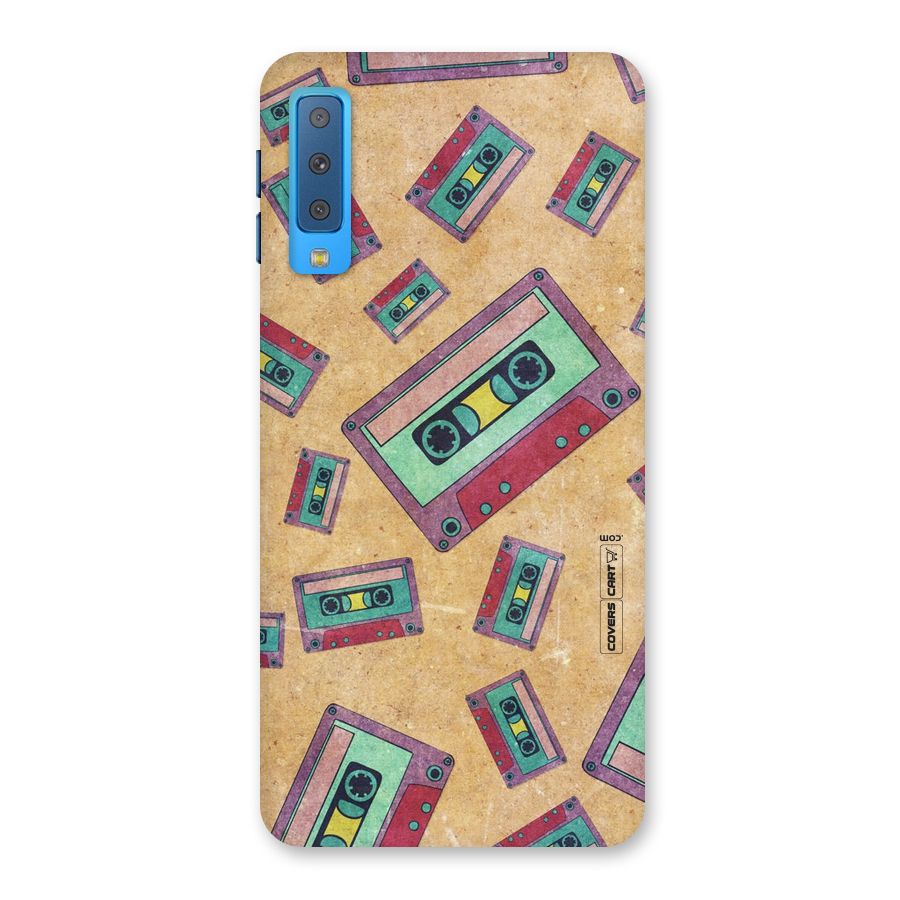 Ancient Cassettes Back Case for Galaxy A7 (2018)