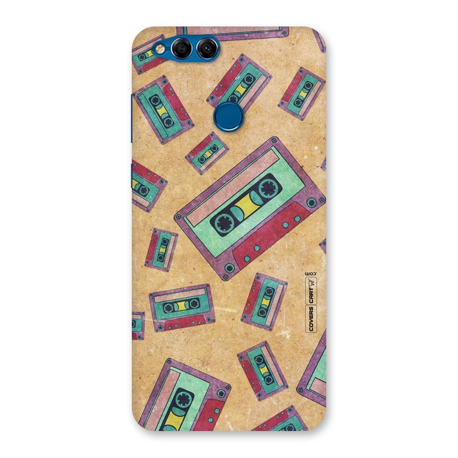 Ancient Cassettes Back Case for Honor 7X