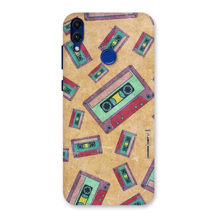 Ancient Cassettes Back Case for Honor 8C