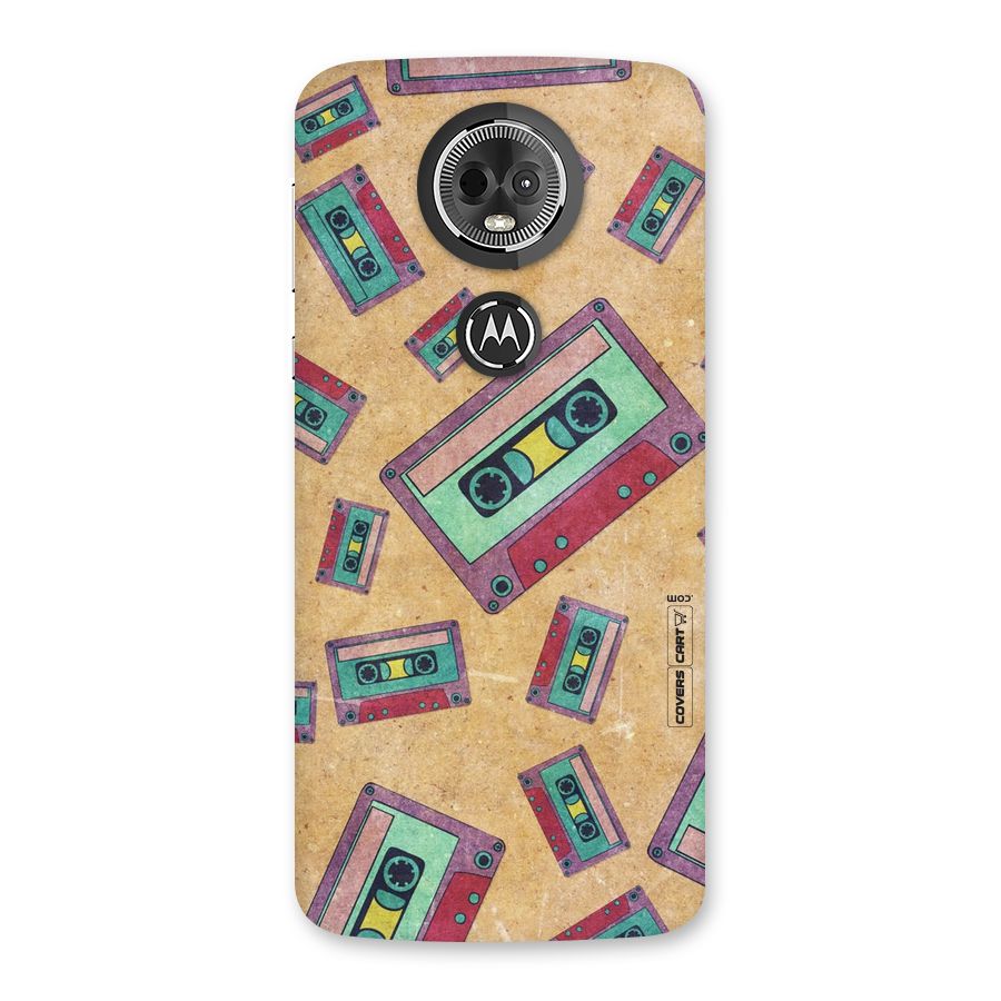 Ancient Cassettes Back Case for Moto E5 Plus