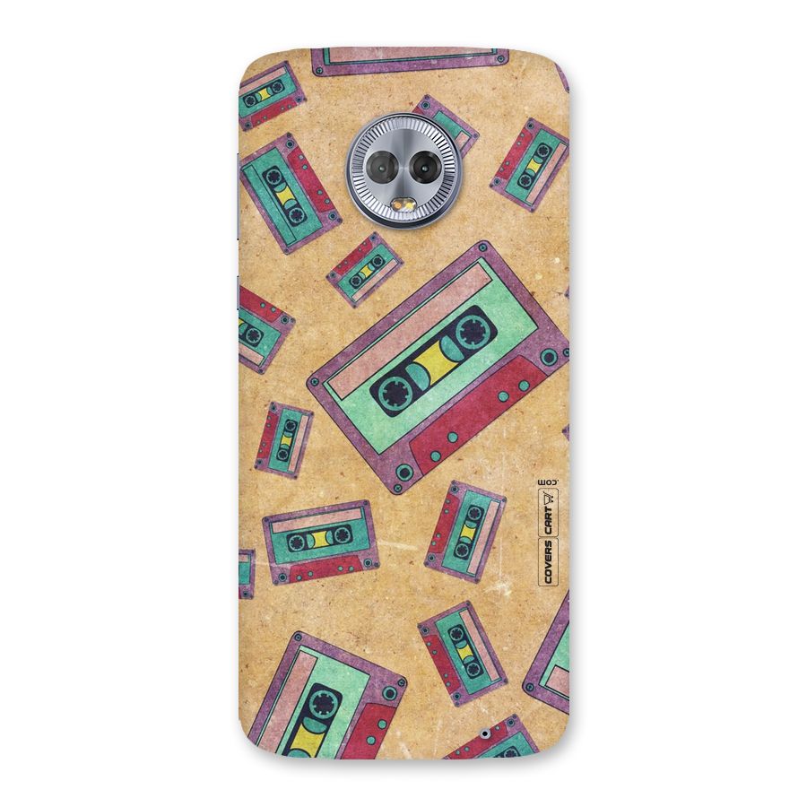Ancient Cassettes Back Case for Moto G6 Plus