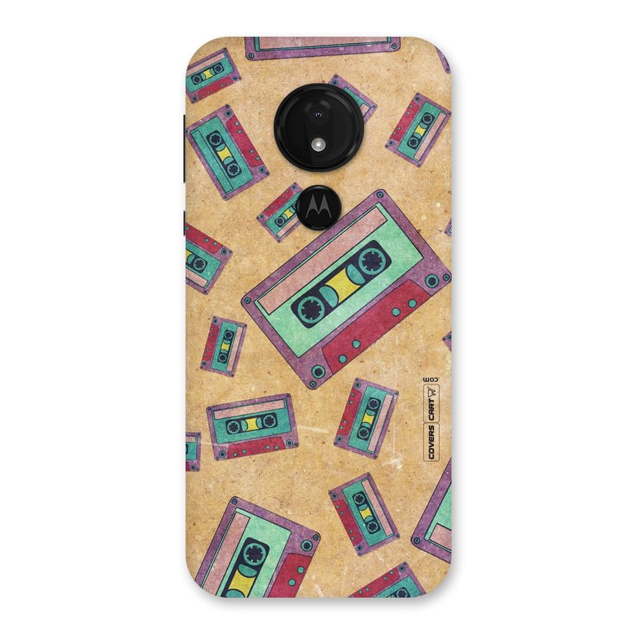 Ancient Cassettes Back Case for Moto G7 Power