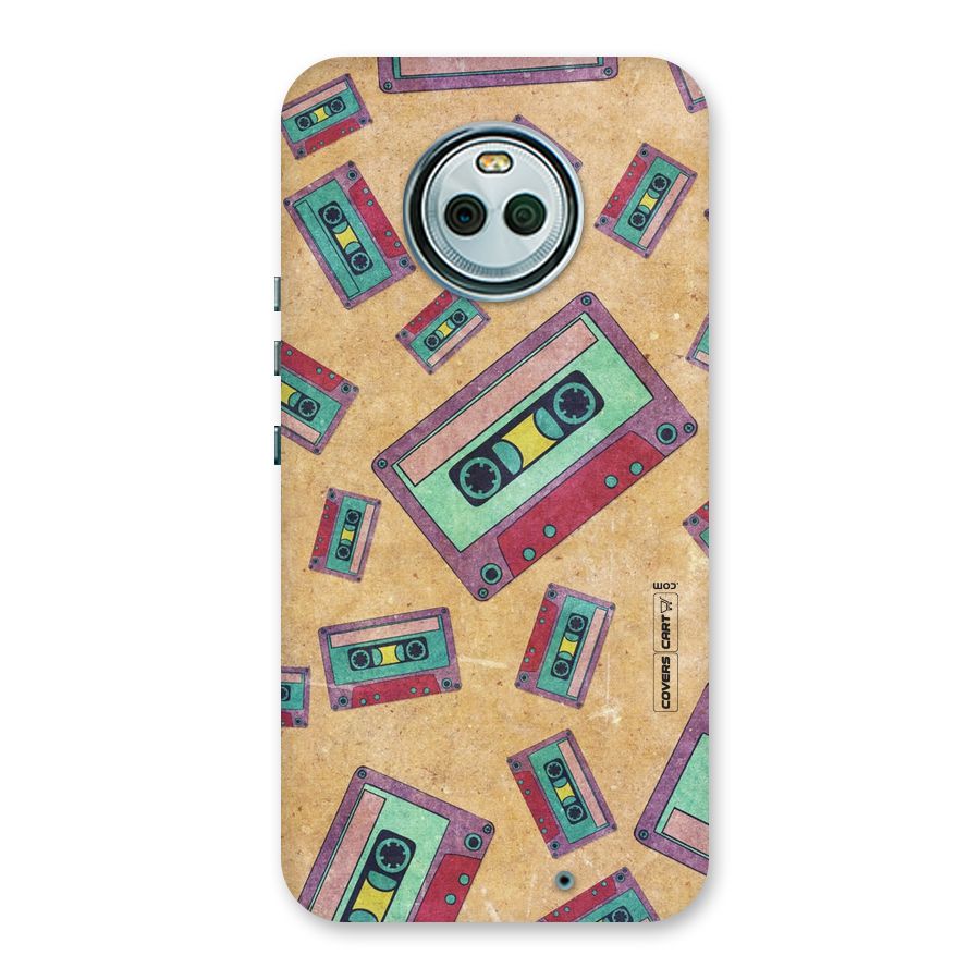 Ancient Cassettes Back Case for Moto X4