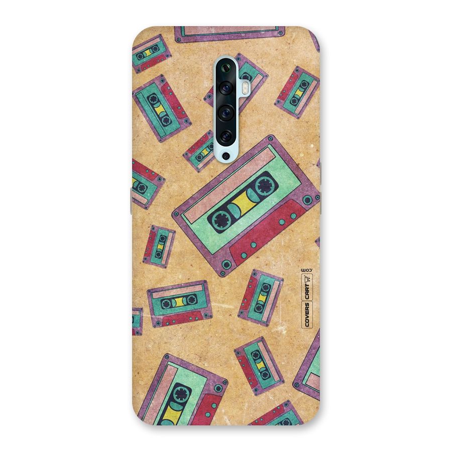 Ancient Cassettes Back Case for Oppo Reno2 F