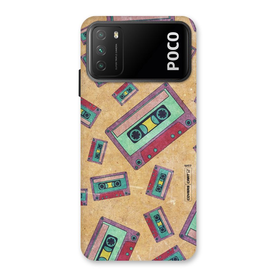 Ancient Cassettes Back Case for Poco M3