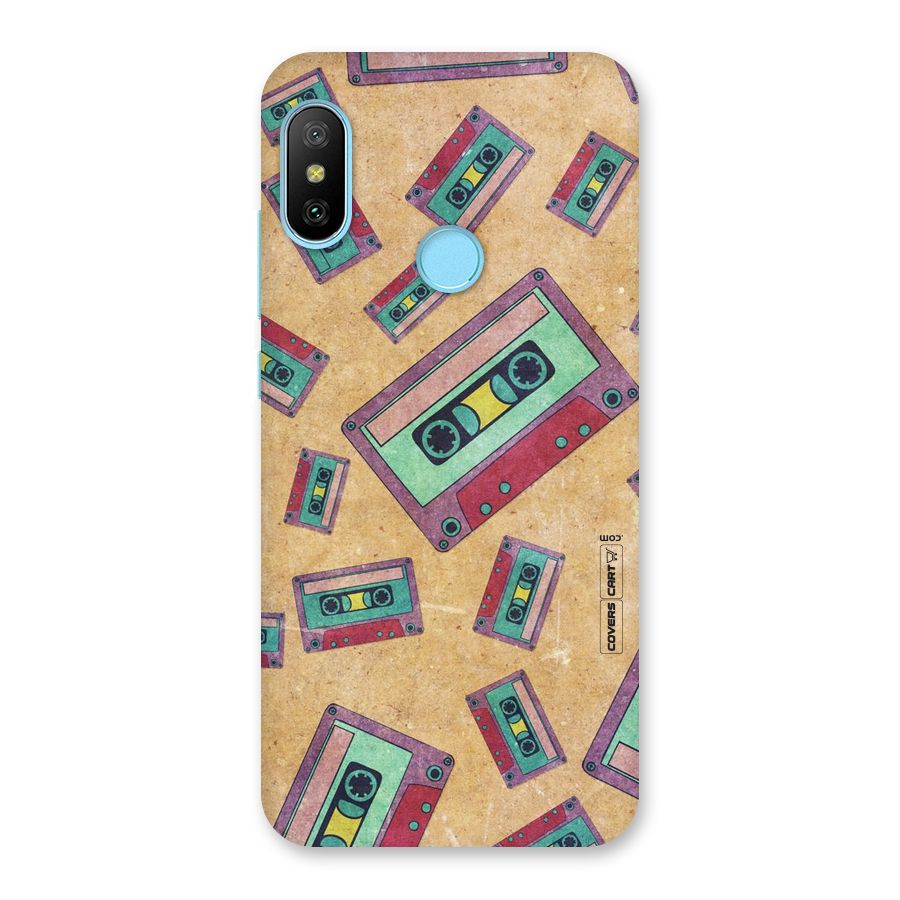 Ancient Cassettes Back Case for Redmi 6 Pro