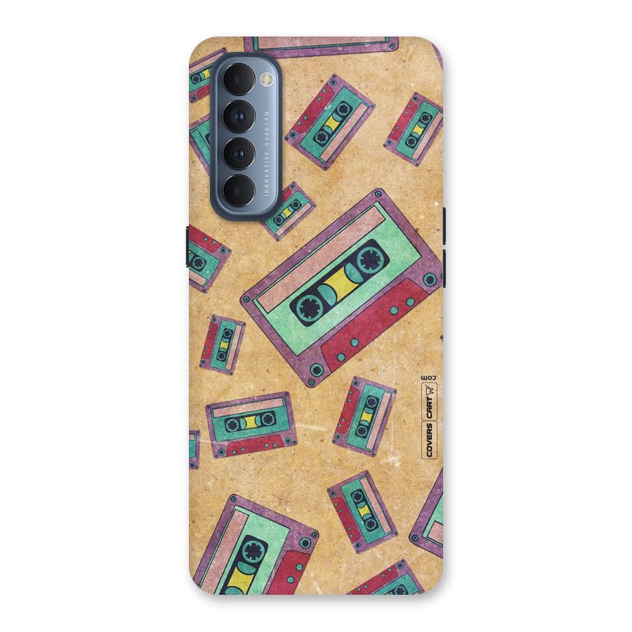 Ancient Cassettes Back Case for Reno4 Pro