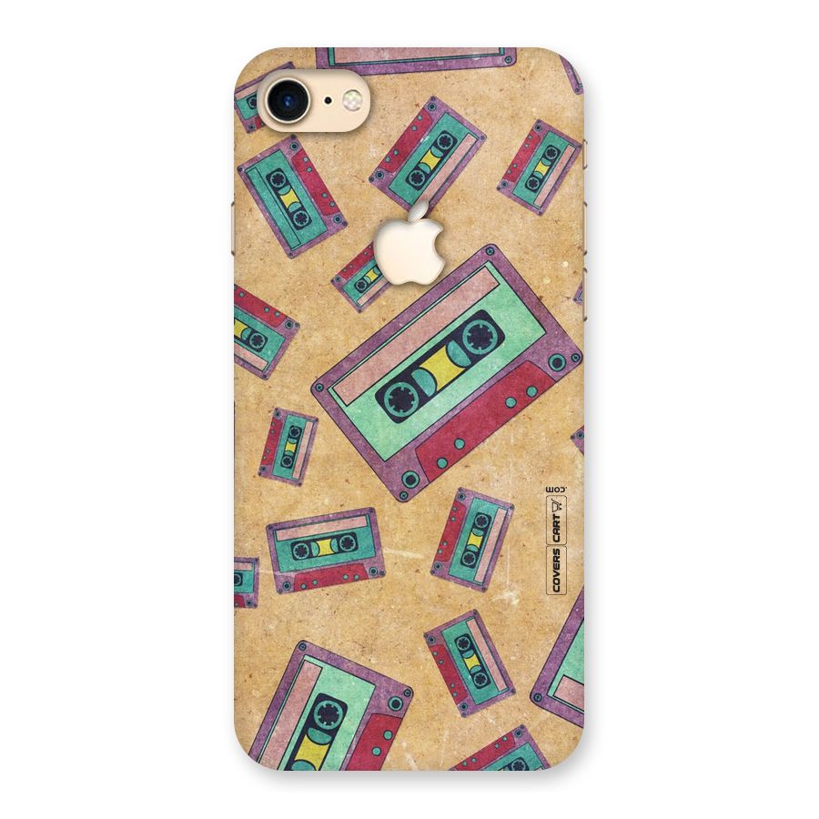 Ancient Cassettes Back Case for iPhone 7 Apple Cut