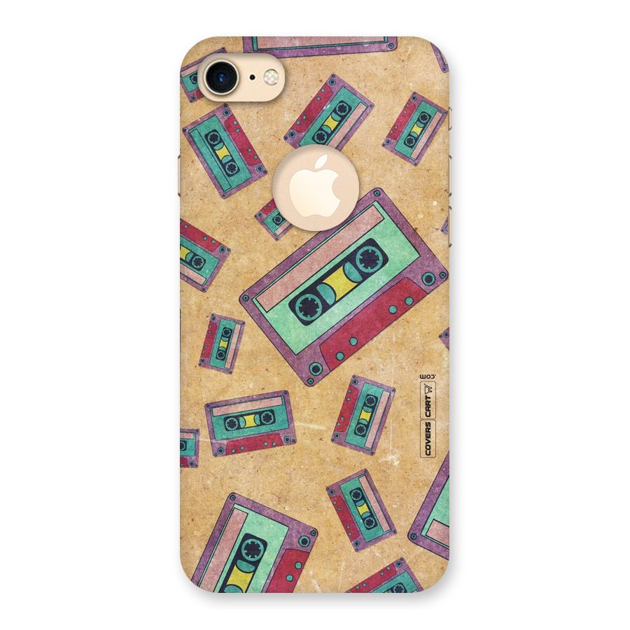 Ancient Cassettes Back Case for iPhone 7 Logo Cut