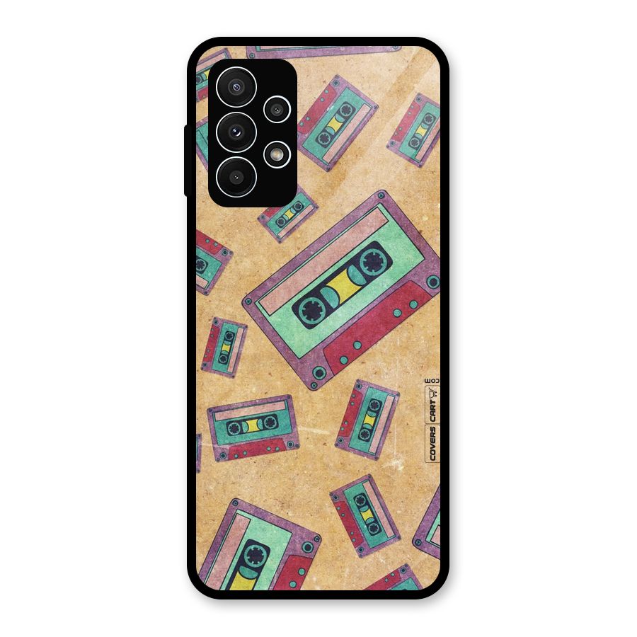 Ancient Cassettes Glass Back Case for Galaxy A23