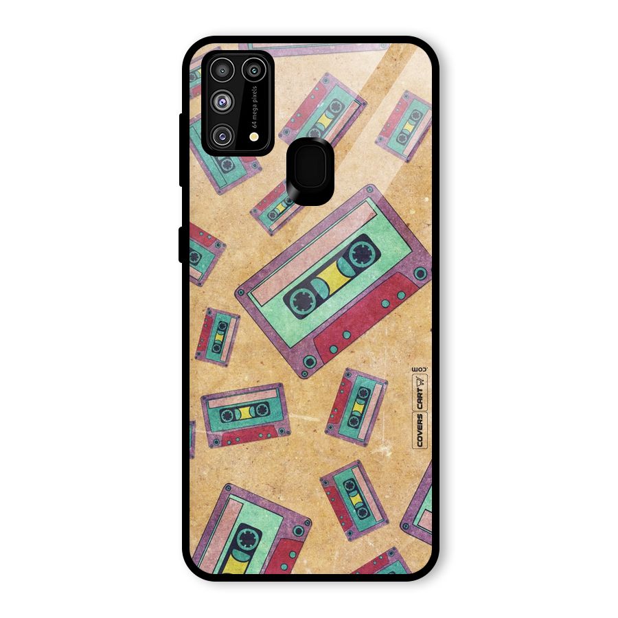 Ancient Cassettes Glass Back Case for Galaxy F41