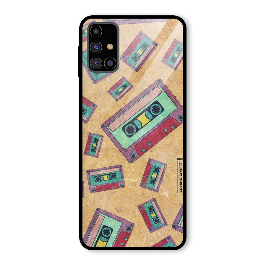 Ancient Cassettes Glass Back Case for Galaxy M31s