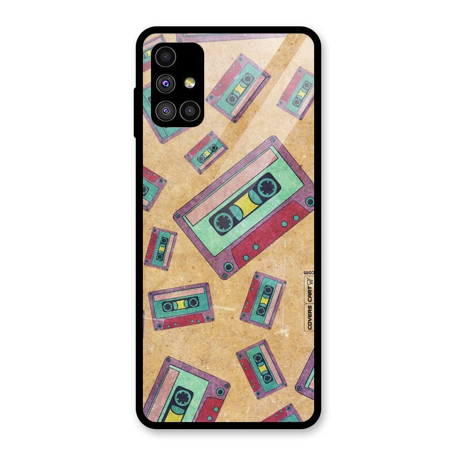Ancient Cassettes Glass Back Case for Galaxy M51