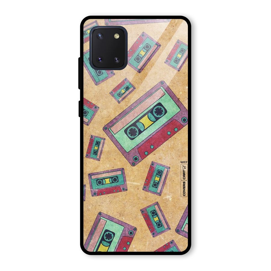 Ancient Cassettes Glass Back Case for Galaxy Note 10 Lite
