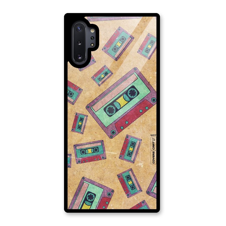 Ancient Cassettes Glass Back Case for Galaxy Note 10 Plus