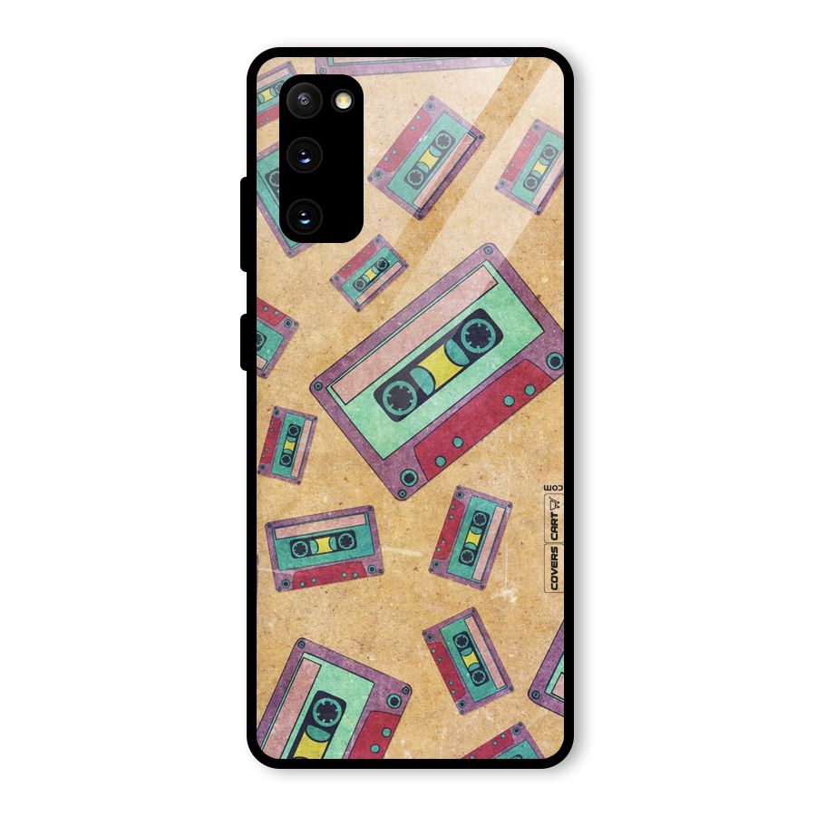 Ancient Cassettes Glass Back Case for Galaxy S20 FE 5G