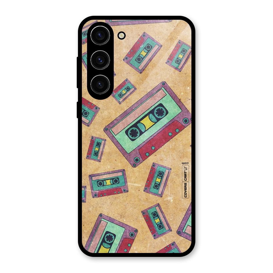 Ancient Cassettes Glass Back Case for Galaxy S23 Plus