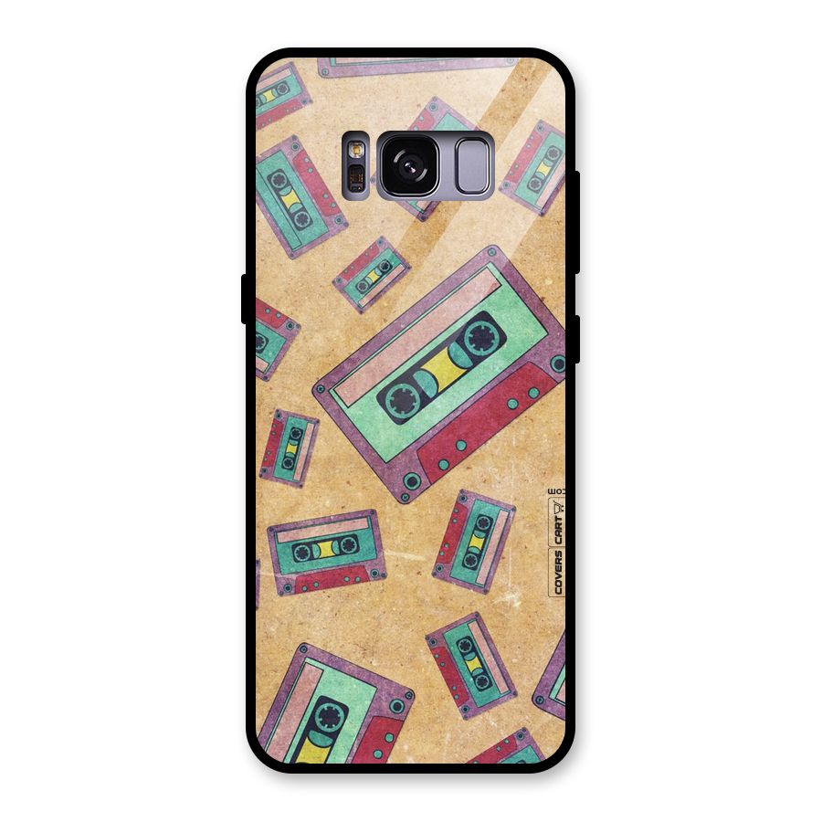 Ancient Cassettes Glass Back Case for Galaxy S8