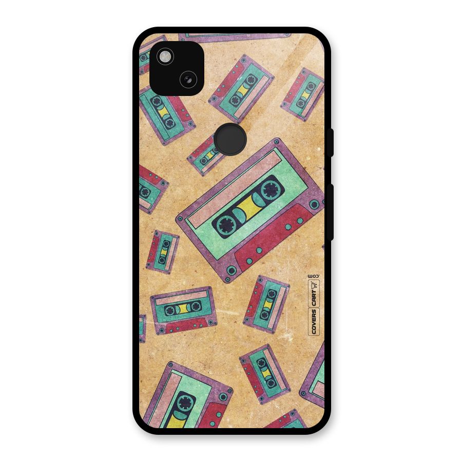 Ancient Cassettes Glass Back Case for Google Pixel 4a