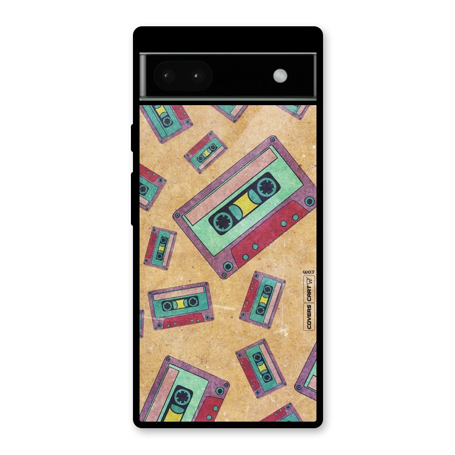 Ancient Cassettes Glass Back Case for Google Pixel 6a
