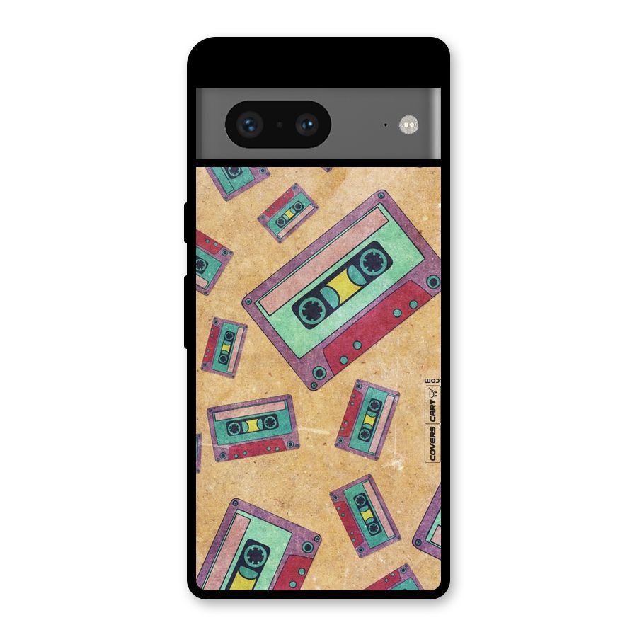 Ancient Cassettes Glass Back Case for Google Pixel 7