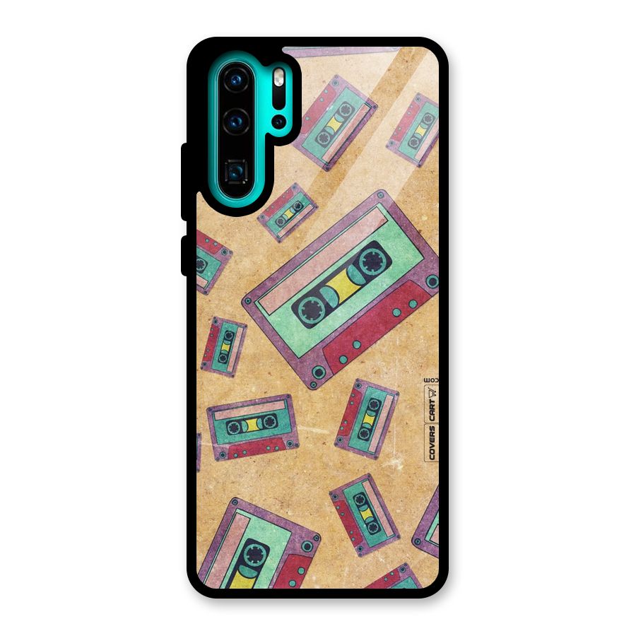 Ancient Cassettes Glass Back Case for Huawei P30 Pro