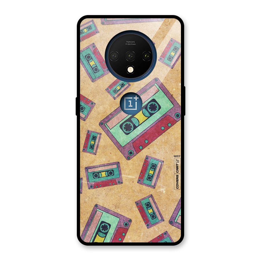 Ancient Cassettes Glass Back Case for OnePlus 7T