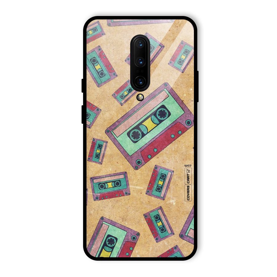 Ancient Cassettes Glass Back Case for OnePlus 7 Pro