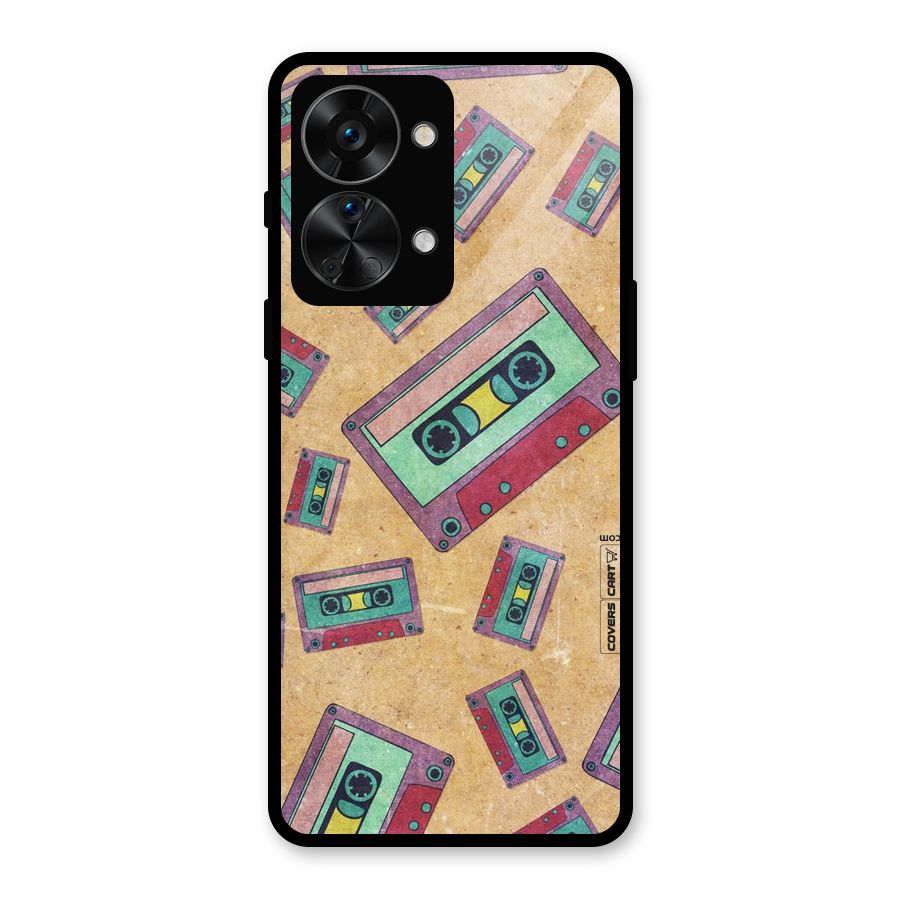 Ancient Cassettes Glass Back Case for OnePlus Nord 2T