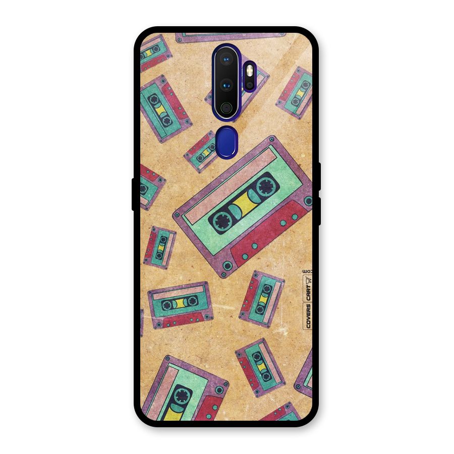 Ancient Cassettes Glass Back Case for Oppo A9 (2020)