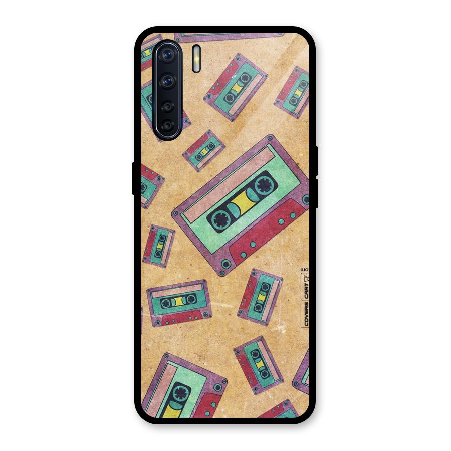 Ancient Cassettes Glass Back Case for Oppo F15