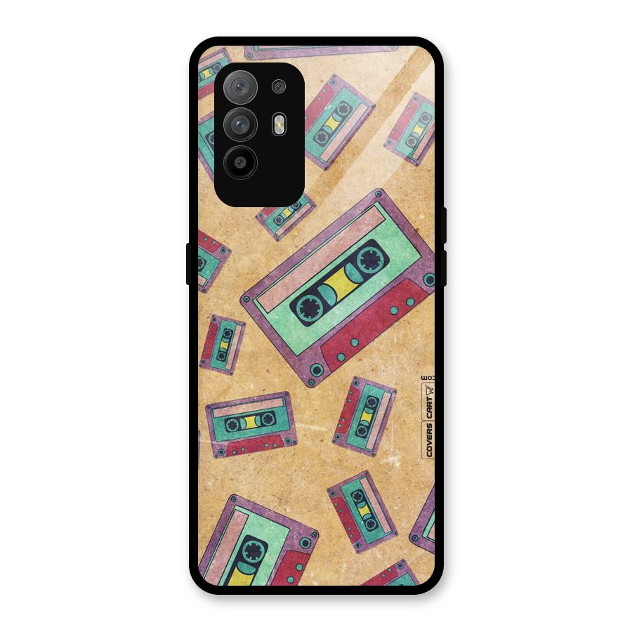 Ancient Cassettes Glass Back Case for Oppo F19 Pro Plus 5G