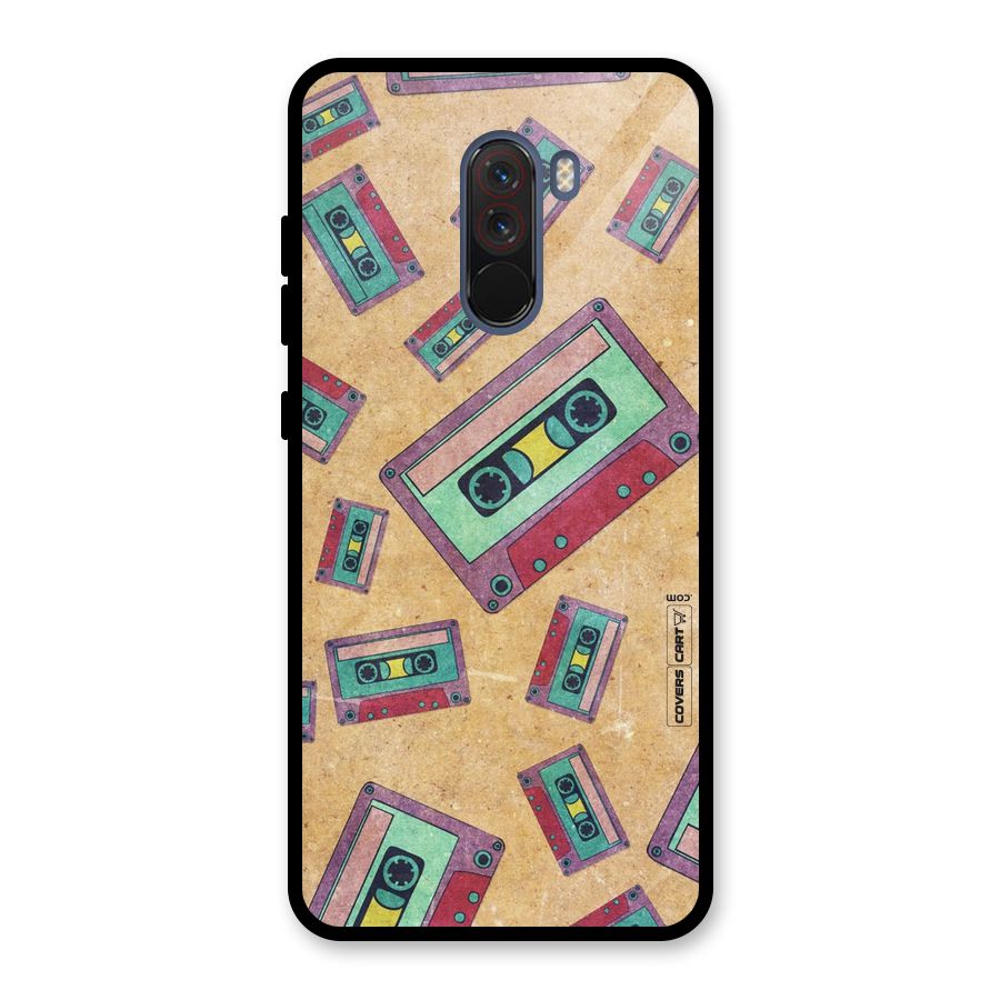 Ancient Cassettes Glass Back Case for Poco F1