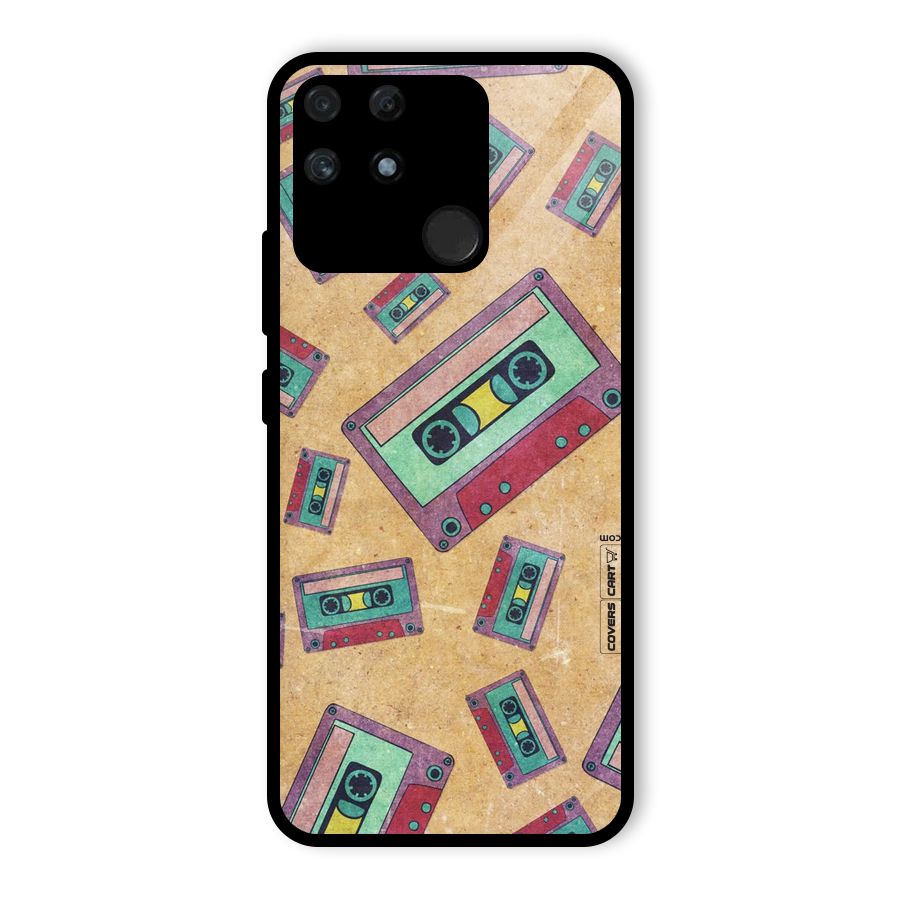 Ancient Cassettes Glass Back Case for Realme Narzo 50A