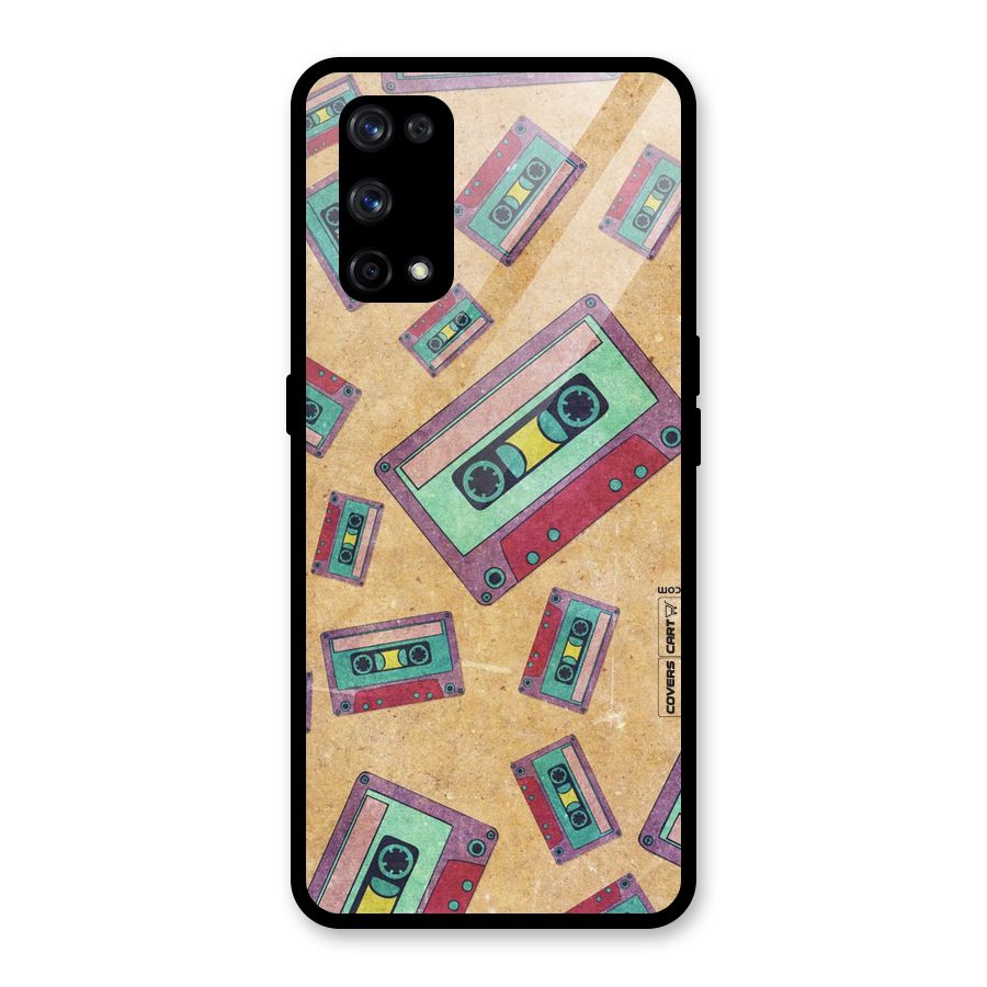 Ancient Cassettes Glass Back Case for Realme X7 Pro