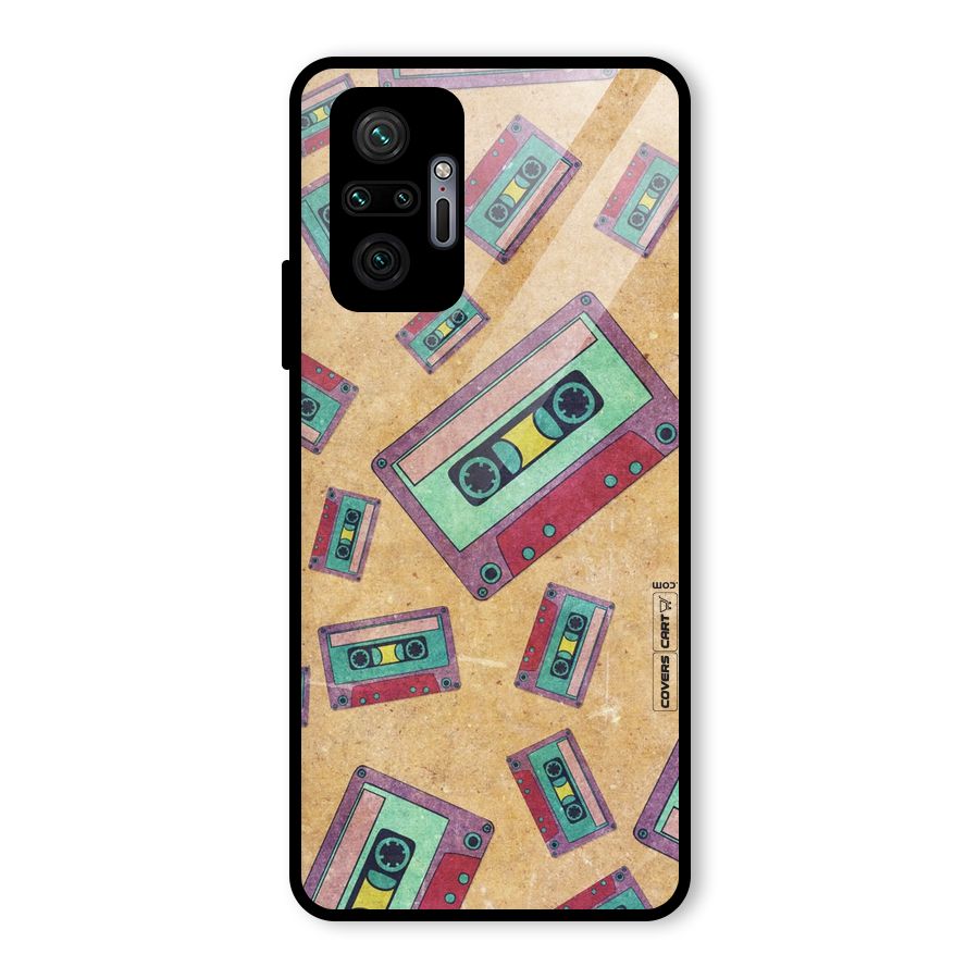 Ancient Cassettes Glass Back Case for Redmi Note 10 Pro Max