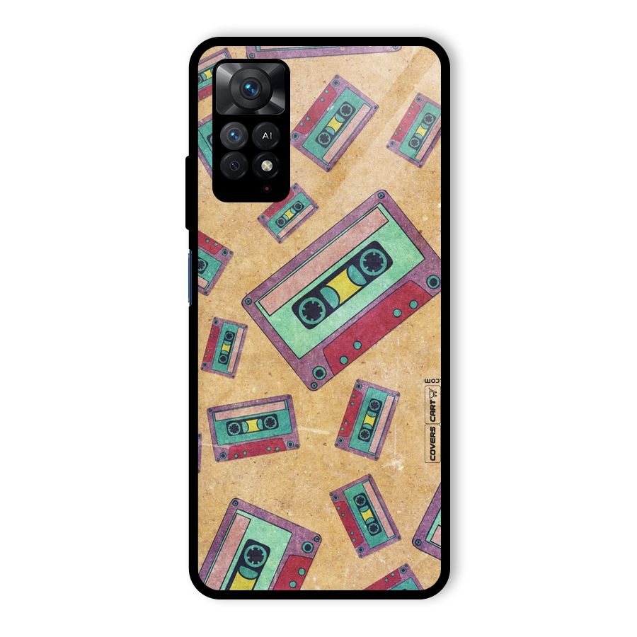 Ancient Cassettes Glass Back Case for Redmi Note 11 Pro