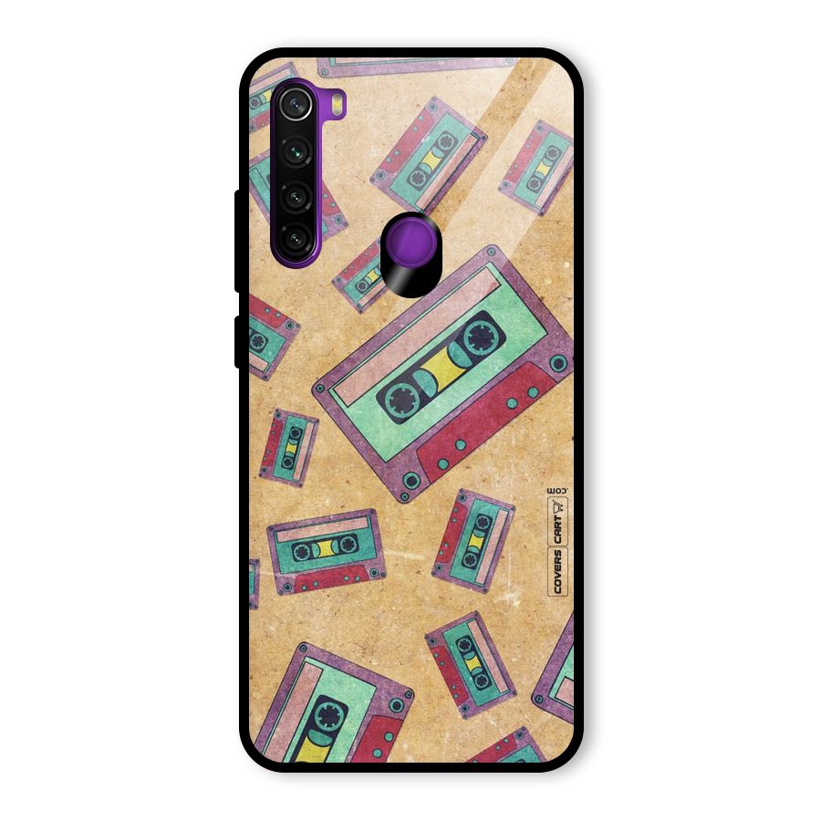 Ancient Cassettes Glass Back Case for Redmi Note 8