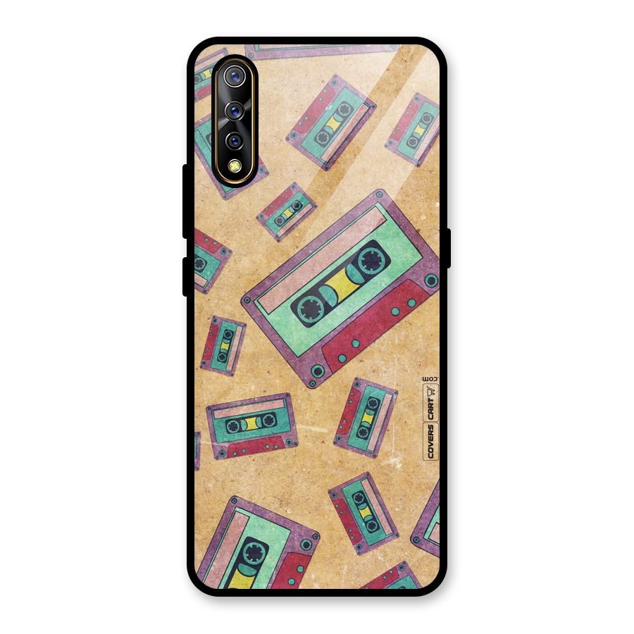 Ancient Cassettes Glass Back Case for Vivo S1