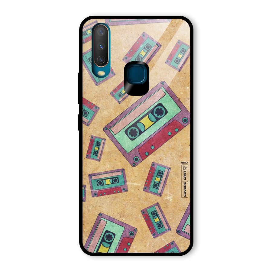 Ancient Cassettes Glass Back Case for Vivo U10