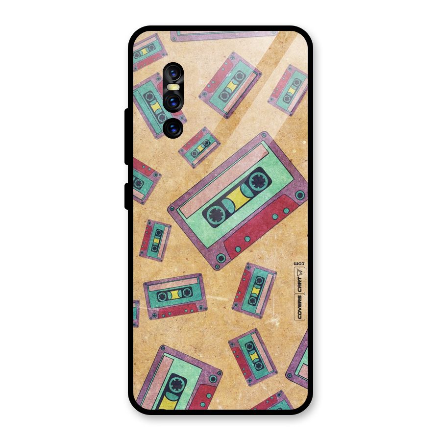 Ancient Cassettes Glass Back Case for Vivo V15 Pro