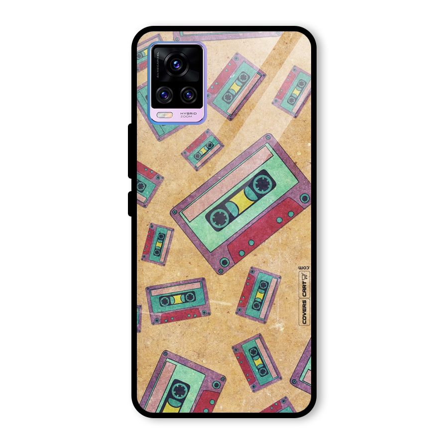 Ancient Cassettes Glass Back Case for Vivo V20 Pro