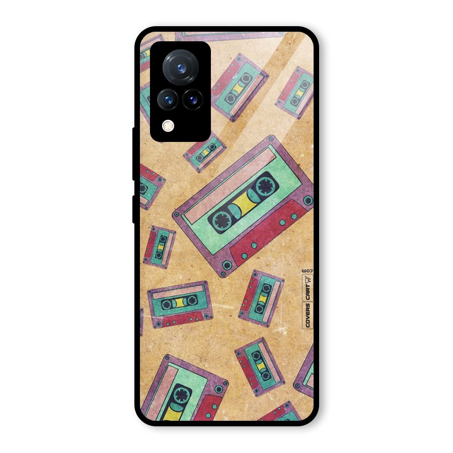 Ancient Cassettes Glass Back Case for Vivo V21 5G