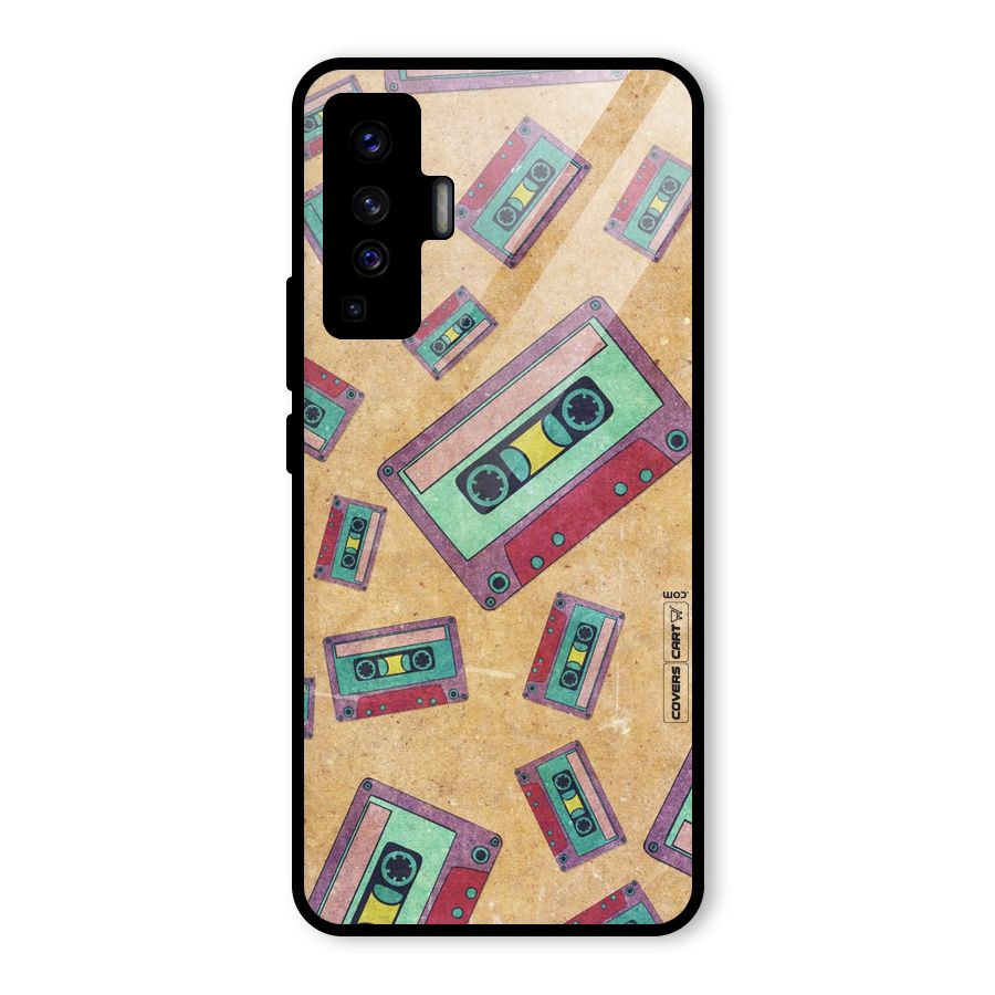 Ancient Cassettes Glass Back Case for Vivo X50