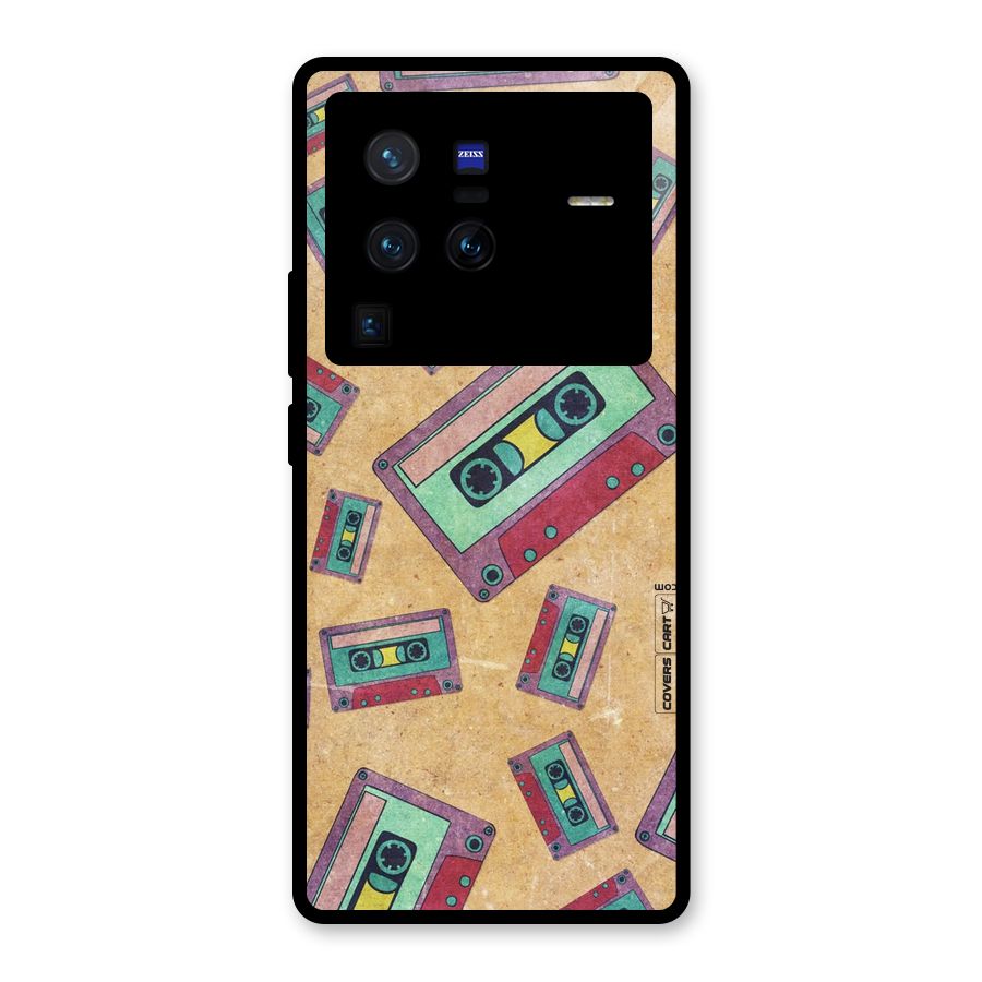 Ancient Cassettes Glass Back Case for Vivo X80 Pro