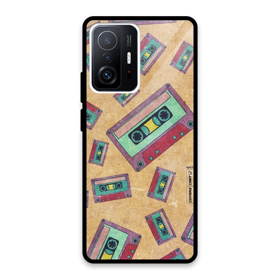 Ancient Cassettes Glass Back Case for Xiaomi 11T Pro