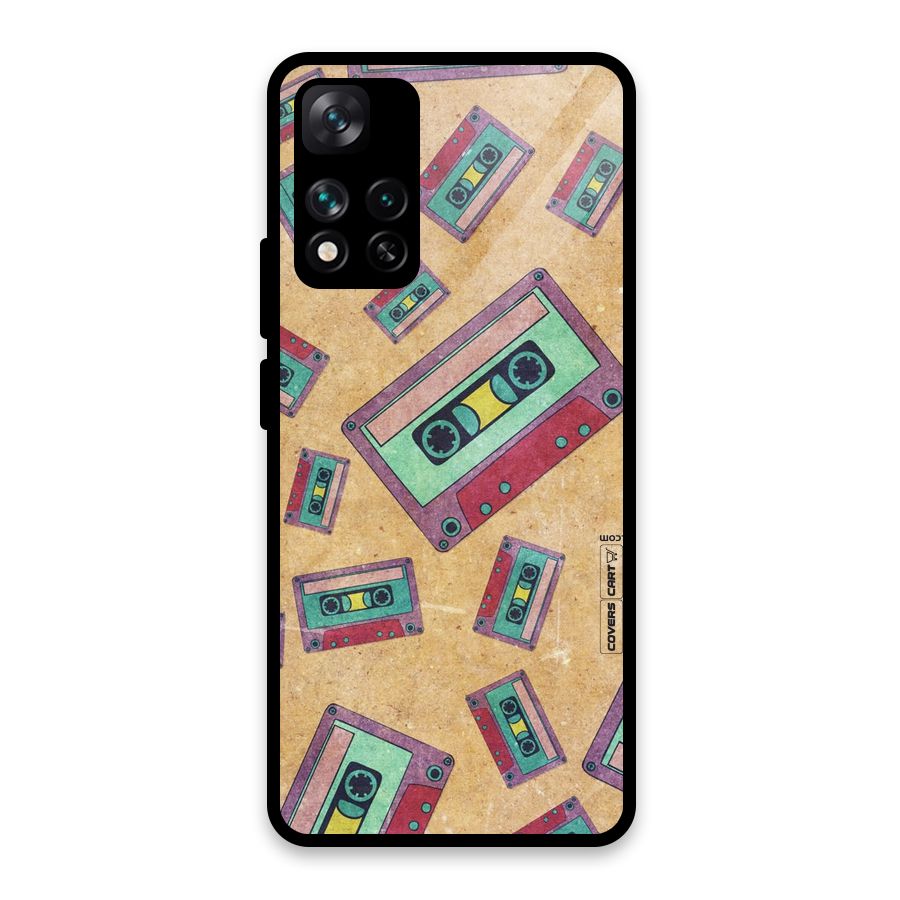 Ancient Cassettes Glass Back Case for Xiaomi 11i HyperCharge 5G
