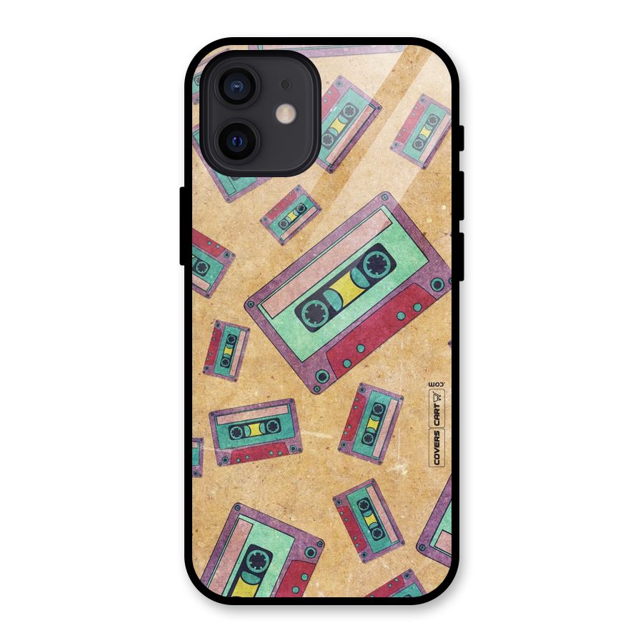 Ancient Cassettes Glass Back Case for iPhone 12