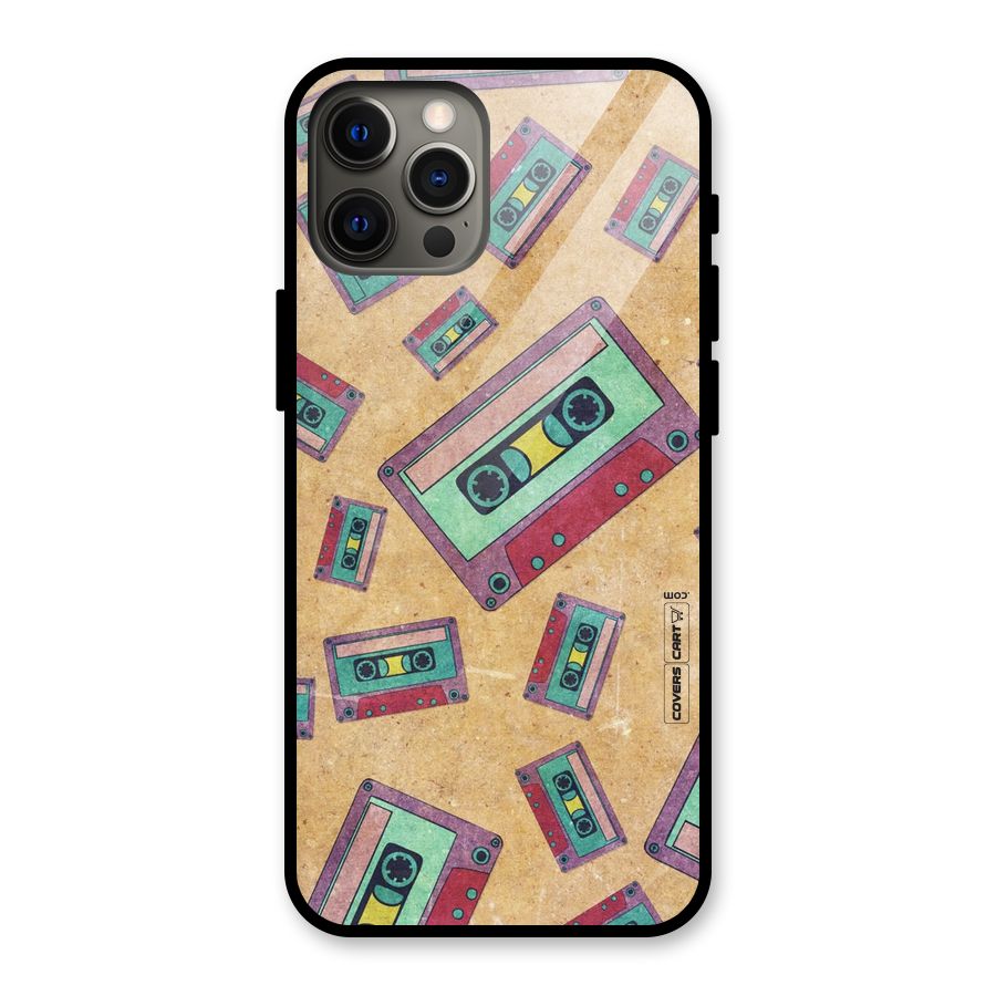 Ancient Cassettes Glass Back Case for iPhone 12 Pro Max