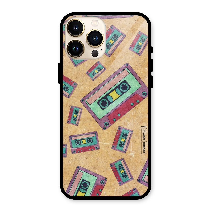 Ancient Cassettes Glass Back Case for iPhone 13 Pro Max